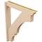 Ekena Millwork 5 1/2-in W x 32-in D x 40-in H Balboa Trad Rough Cedar Woodgrain TimberThane Outlooker, Primed Tan OUTUR055X32X40BOA04RCPR - alternate 5